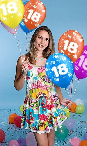 Set 5 Baloane Numere Latex Bej 40 cm