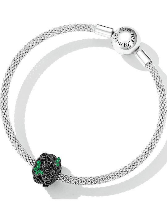 Pandora Charm Butterfly Silver Green