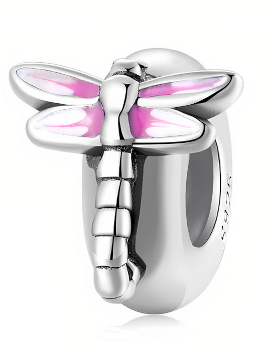 Pandora Silber Hängende Charm Rosa