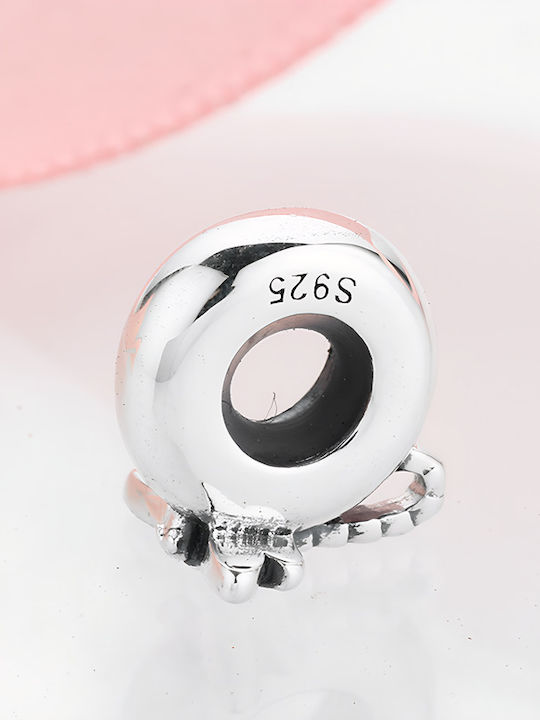 Pandora Silber Hängende Charm Rosa