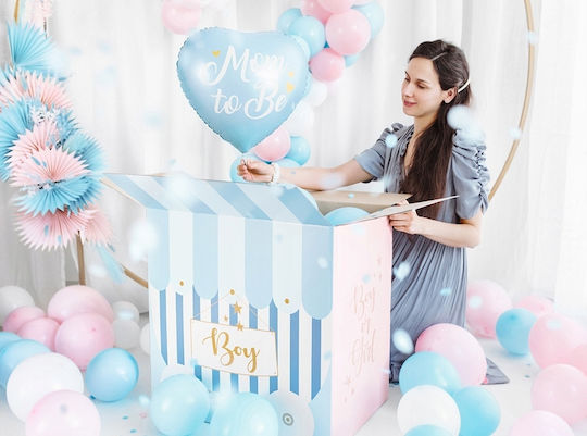 Luftballon Herz Folie Blau Mom Zu 35cm