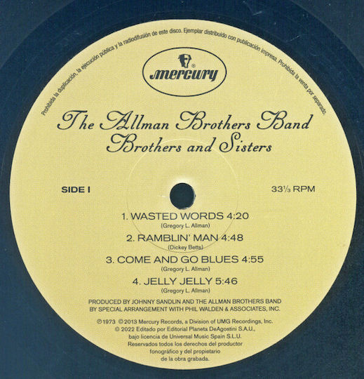 Allman Brothers Band Brothers Sisters Vinyl