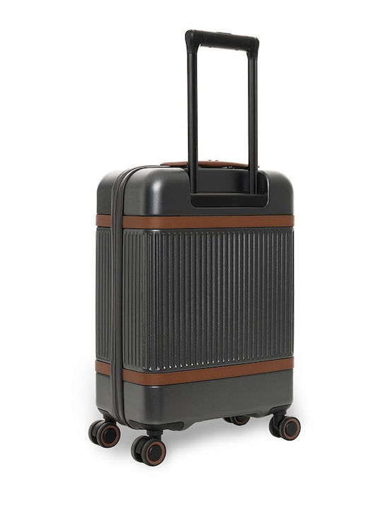 The Chesterfield Brand Cabin Hard Gray Travel Suitcase Height 55cm