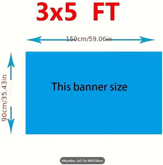Flag of Sweden Polyester with a Stake 150x90cm