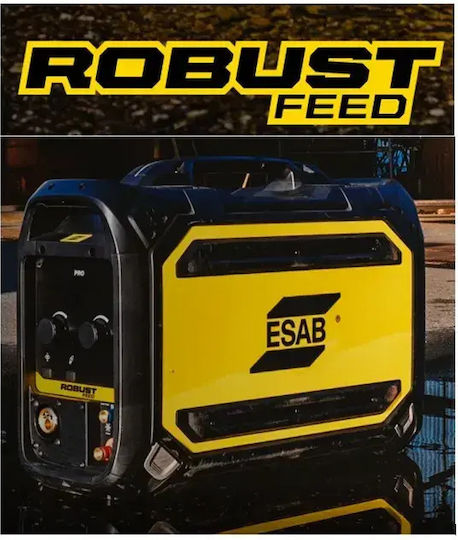 Esab Robust Feed Pro Welding Machine MAG / MIG / MMA / TIG with Maximum Welding Current 550A and Duty Cycle 50%