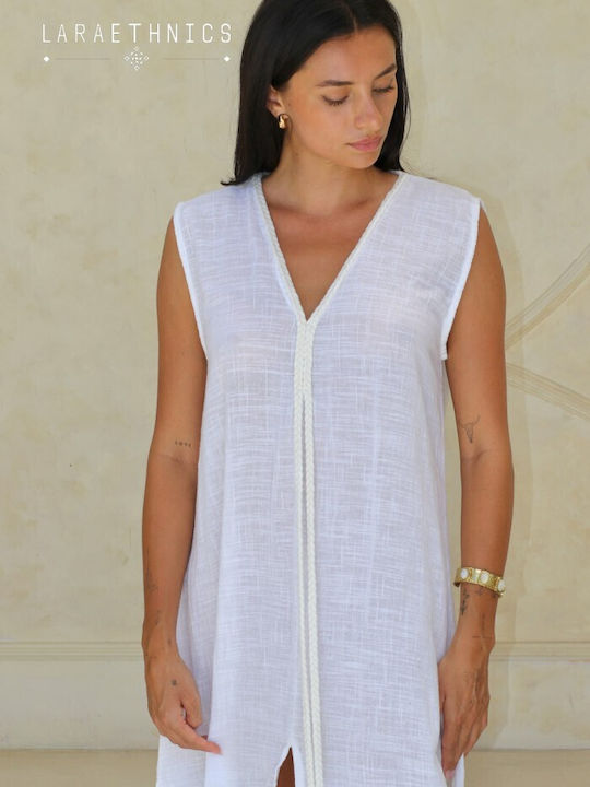 Καλοκαιρινό Maxi Φόρεμα Off-white
