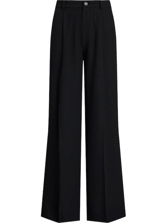 Women's Fabric Trousers Black