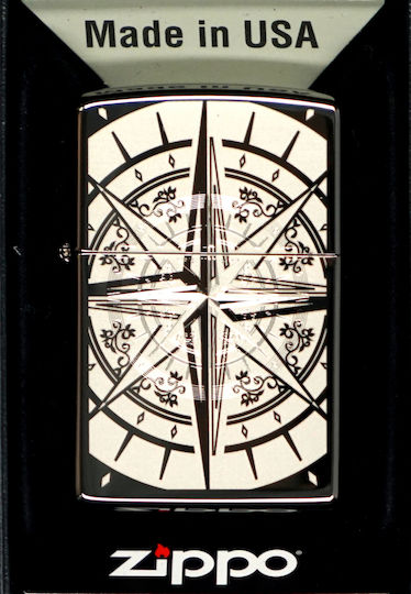 Zippo Αντιανεμικός Αναπτήρας Φλόγας σε Μπεζ χρώμα