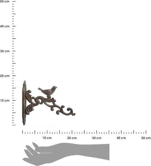Rustic Cast Iron Bird Bracket