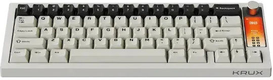 Krux Drox Wireless Gaming Mechanical Keyboard 65% with RGB Lighting (International English) Gray
