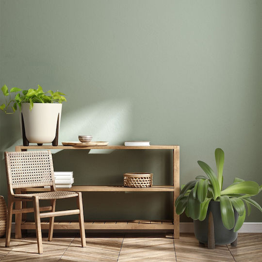 HowHomely Γλάστρα Πλαστική Moss Gray 34εκ.