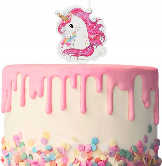 Candle Unicorn 2d 1 Set