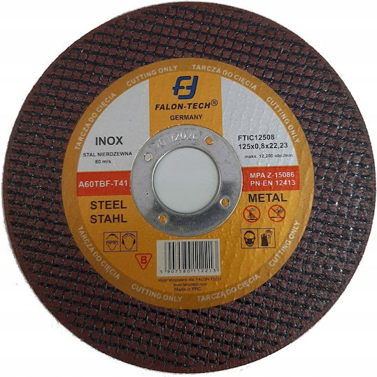 Falon-Tech Δίσκος Κοπής Μετάλλου 125mm