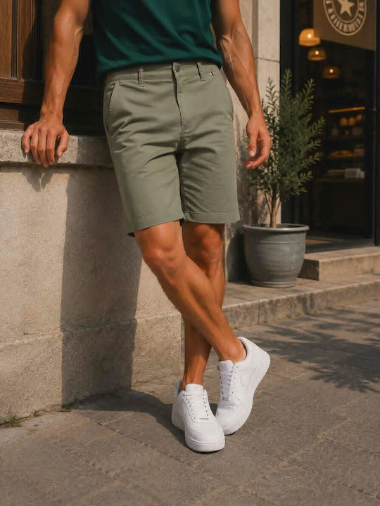 Ανδρική Βερμούδα Chino Χρώμα Μέντα