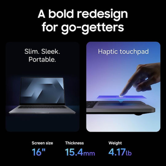 Samsung Galaxy Book6 Ultra 16" OLED Touchscreen 120Hz (Ultra X7-358H/32GB/1TB SSD/W11 Home) (US Keyboard)
