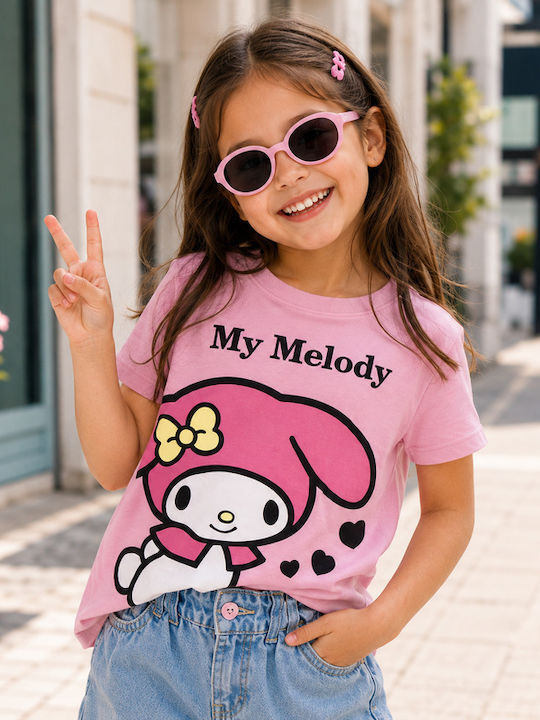 Παιδικό T-shirt Ροζ Hello Kitty And Friends My Melody