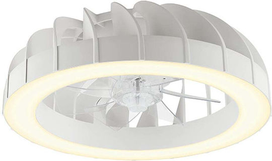 Brilliant Ceiling Fan 46cm With Light White