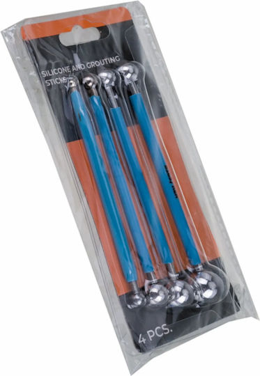 Set 4 Tools Silicone Putty Modeling Zola 8 Ball-headed Smoothing Tips Reusable Stainless Steel