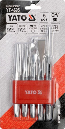 Chisels Center Punches Set 5 Pcs Yt-4695 Yato