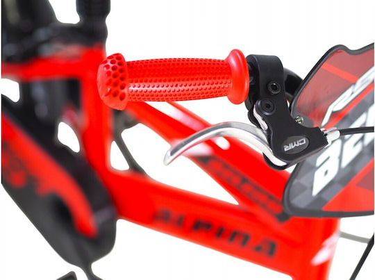 Alpina 18" Детско Колело BMX с Алуминиева Рамка Червено