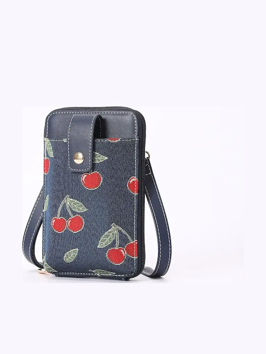 Women's Mobile Phone Pouch Navy Blue