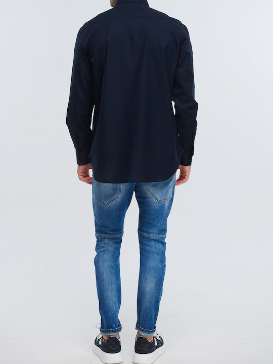 Ανδρικό Παντελόνι Τζιν με Slim Εφαρμογή Medium Blue Denim