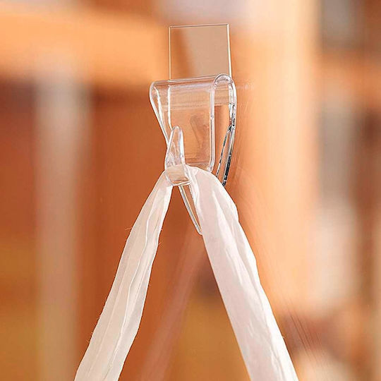Tesa Tesa Haken mit Aufkleber Transparente 5 Stück