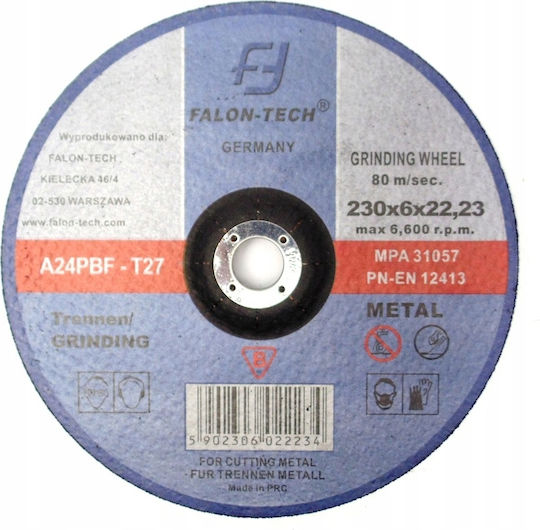 230x6 Mm Grinding Disc Metal Steel Cast Iron 230 X 6 Grinding
