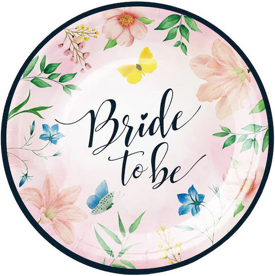 Bachelorette Party Platten Braut Zu Sein 18cm 6 Stücke