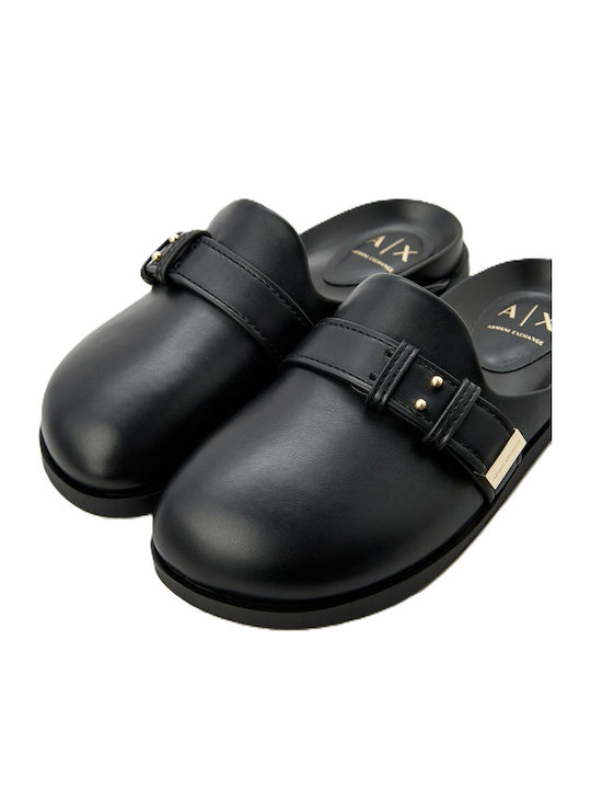 Mules with Heel in Black Colour