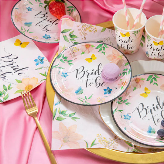 Bachelorette Party Platten Braut Zu Sein 18cm 6 Stücke