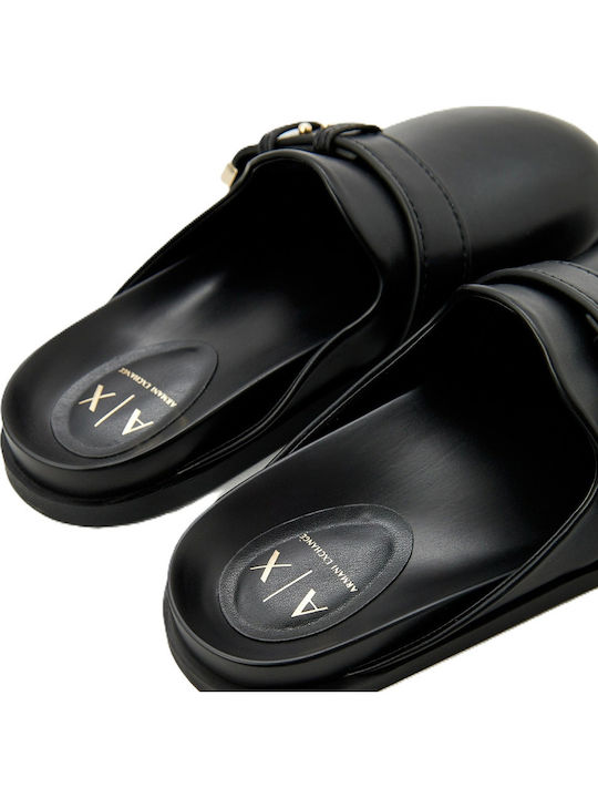 Mules with Heel in Black Colour