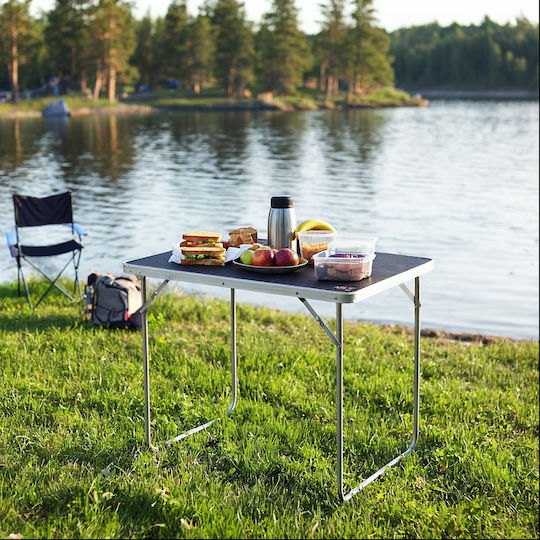 Nils Nils Aluminium Campingmöbel Klapptisch 80x60x70cm Graues