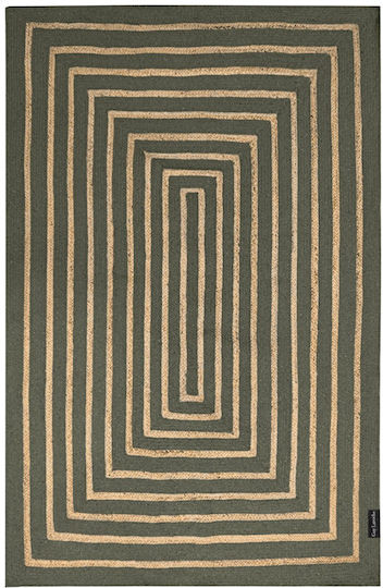 Guy Laroche Maya Covor Rectangular din Iută Olive 160x230cm