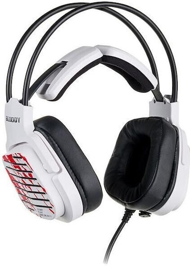 A4Tech G565 Over Ear Gaming Headset με σύνδεση USB Λευκό