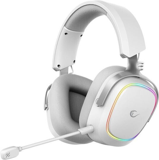 Retsu Drahtlos Über Ohr Gaming-Headset mit Konnektivität Bluetooth / USB Weiß für PC / PS4 / PS5