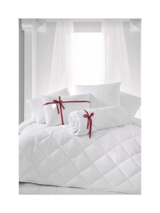 SteweHome Single Quilt Set 155x215cm White 800 GSM