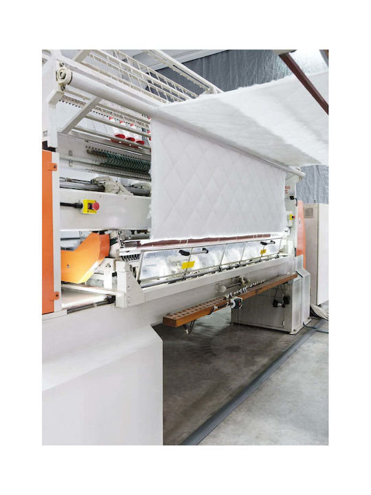 SteweHome Πάπλωμα Μονό με Γέμιση Microfiber 155x215εκ. Λευκό