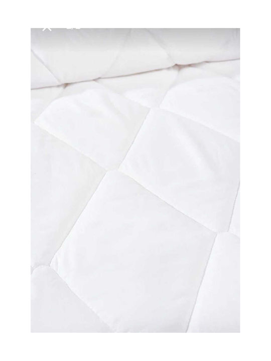SteweHome Σετ Πάπλωμα Μονό 155x215εκ. Λευκό 800 GSM