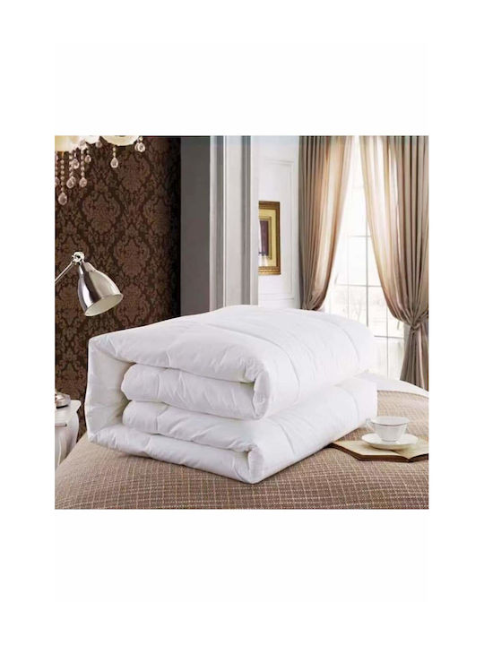 SteweHome Σετ Πάπλωμα Μονό 155x215εκ. Λευκό 800 GSM