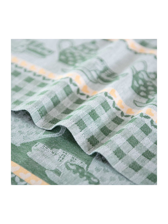 Zwoltex Zwoltex Küchentuch aus 100% Baumwolle in Grün Farbe 50x70cm