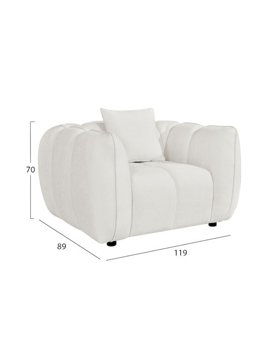 Ecru Armchair 119x89x70cm