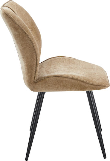 Gaff Dining Chairs with Fabric Upholstery Taupe 2pcs 50x67x89cm