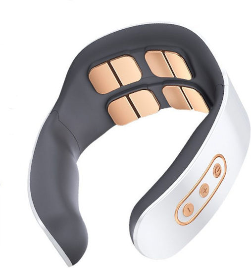 Kimriber Massage Tool for Neck with Infrared Heat and Vibration White