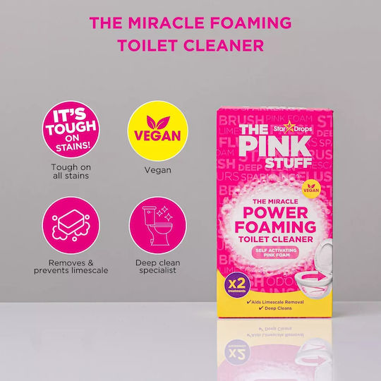 The Pink Stuff Stuff Прах За Почистване На Тоалетна 3x100гр