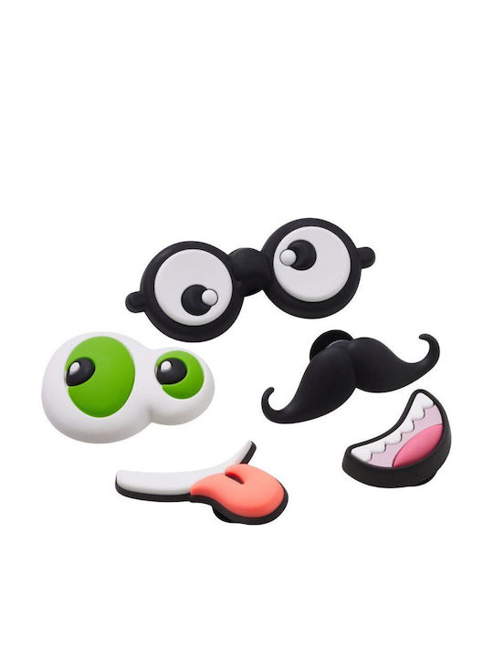 Crocs Jibbitz Charms Μαύρα 5τμχ