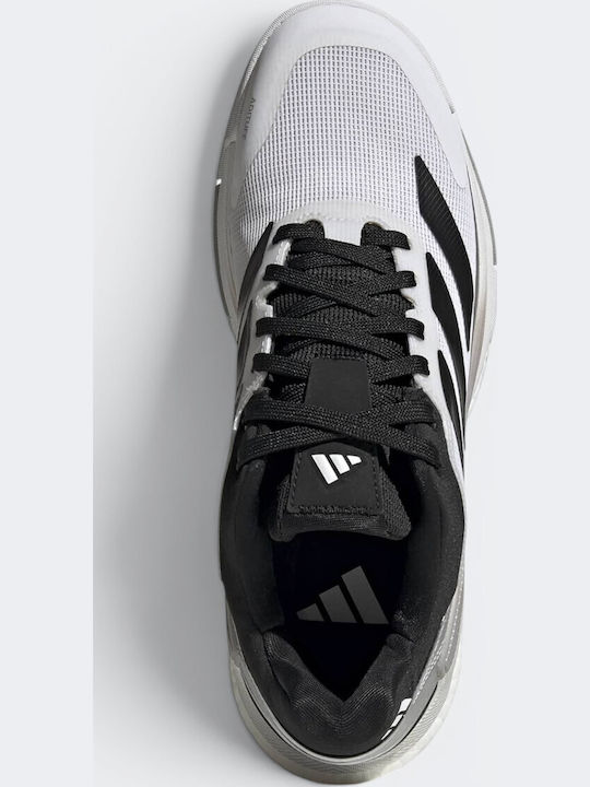 adidas Crazyquick Boost Ανδρικά Παπούτσια Padel Λευκά