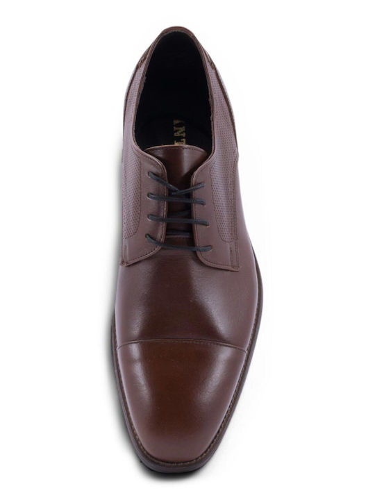 Leather Men's Casual Shoes Brown