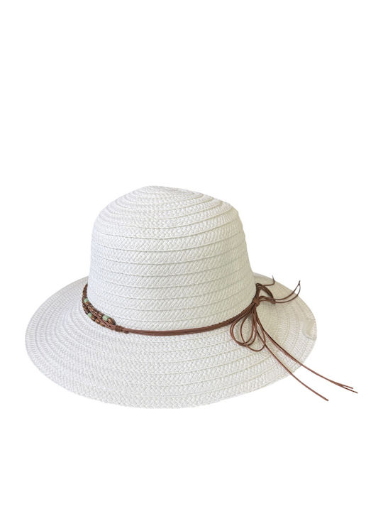 DENIA ACCESSORIES Γυναικείο Καπέλο Λευκό