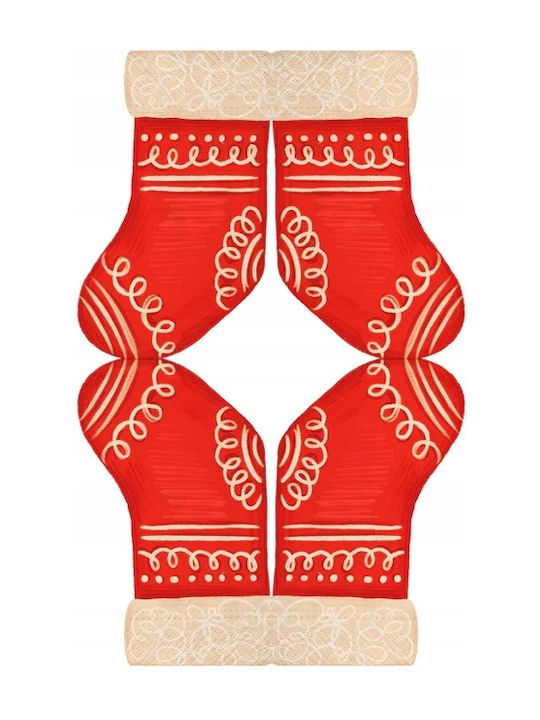 Party Pal Party Pal Weihnachtliche Servietten Socken 33x20.6cm 10 Stück